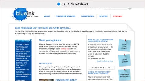 Blue Ink Reviews - Fiction Review